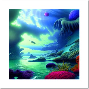 Fantasy Imaginary Seascape, Amazing Nature Posters and Art